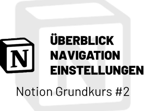Mein Notion Kurs